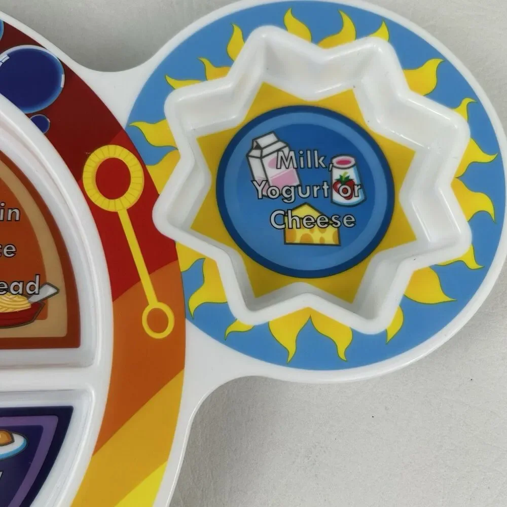 Fresh Baby Kids Food Group Section My Plates Divided Healthy Portion Control